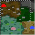 The surface of the map "SwampKing"