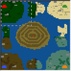 The surface of the map "Quest for Lady Milana"