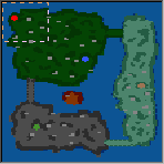 The surface of the map "Island Safari"