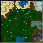 The surface of the map "Kingdoms"