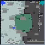 The surface of the map "Necrotown"