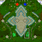 The surface of the map "Sign of Inspiration"