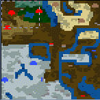 The surface of the map "Strelyalki"