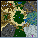 The surface of the map "Zazda krovi"