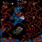 Underground of the map "Clash of Titans"
