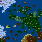 The surface of the map "The Great Invasion"