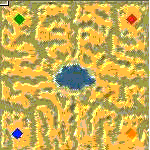 The surface of the map "Desert Strike"