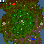 The surface of the map "Magic Forest 1.1"