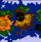Поверхность карты "Извержения"