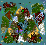 The surface of the map "Dragons Revenge"
