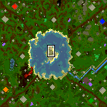 The surface of the map "Lake Story"