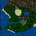 The surface of the map "Quest of Deltora"