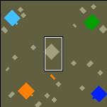 The surface of the map "Barbarian Lands"
