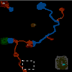 Underground of the map "The War of People and Orcs"