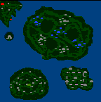 The surface of the map "Isles of Verdure"