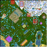 The surface of the map "Town of sport and games"
