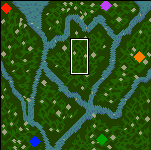 The surface of the map "Deep Forest"
