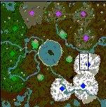 The surface of the map "Pestilence Lake"