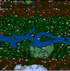 The surface of the map "River Lord"