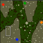 The surface of the map "Barbarian Wars"