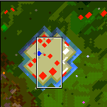 The surface of the map "Castle"