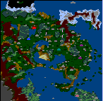 The surface of the map "Greyhawk"