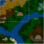 The surface of the map "Below the Belt 1.1"