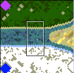 The surface of the map "Two Villages"