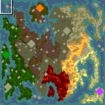 The surface of the map "Crucible v1.1"