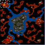 Underground of the map "Lords of the Underworld"