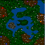 The surface of the map "Great Underground Lake"