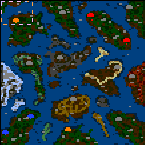The surface of the map "New Pirates 1.1"