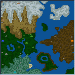 The surface of the map "The Quest"
