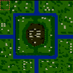 The surface of the map "Lost City"