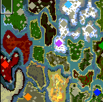 The surface of the map "Looking for Adventures"