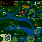The surface of the map "Legend of Woodlands"