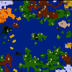 The surface of the map "Elric"
