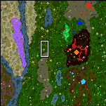 The surface of the map "Leprechaun Garden"