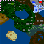 The surface of the map "Reassembling"