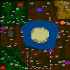 The surface of the map "ATGHE"