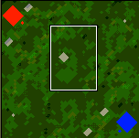 The surface of the map "Angel Land"