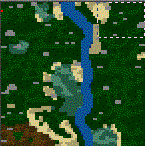 The surface of the map "Adventures of Gelu 1"