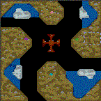 Underground of the map "Shield and Sword"