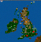 Поверхность карты "The King of Britain"