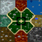 The surface of the map "Magic Circle"