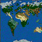 Поверхность карты "Battle for Earth"