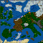 The surface of the map "Masters of adventures 1"