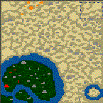 The surface of the map "Two Towers"