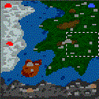 Поверхность карты "Battle for the Medusa Island"