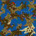 The surface of the map "Autumn - Bull Hunt Season"
